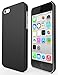 iPhone 7 Case, Rhidon Super Slim Hard Shell Layer Holster Open-Face Sport Case with Holster Kickstand and Locking Belt Swivel Clip for Apple iPhone 7 (Black) (iPhone 5c Black)