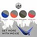 Camping Hammock by Moxie Outfitters - Best Quality Hammock Available - Lightweight & Portable Hammock | Heavy Duty - Holds 400 lbs | Hammock For Backpacking, Hiking, Traveling & More!