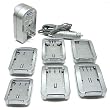 Maximal Power FC100 KOD/CAS Universal All In One Camera Travel Charger for Kodak/Casio Battery (Silver)