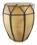 Large Solid Monkey Pod Wood Drum