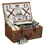 Picnic at Ascot Dorset Basket for 4 with Coffee Service, Santa Cruz