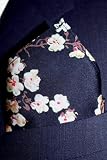 Floral Night Silk Pocket Square