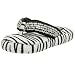 Yellow Box Women's Happy Thong,Zebra,7 M