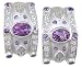 Amethyst & White Topaz Sterling Silver Earrings