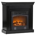 Walter Petite Electric Fireplace - Black