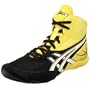 ASICS Men's Cael Wrestling Shoe,Yellow/White/Black,10.5 D US