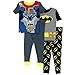 Batman Boys 4 piece Cotton Pajamas (Little Kid/Big Kid)