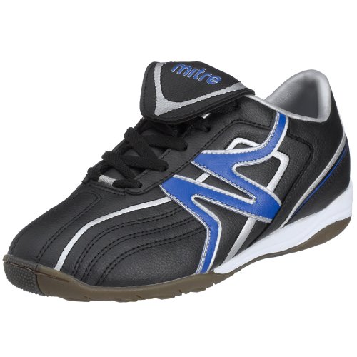 Mitre Fiero Jnr Indoor Footwear - Black/Blue 3 UK