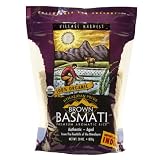 Village Harvest Organic Brown Basmati Rice Premium Aromatic Rice 30 Ounce Bags Pack of 6 by Village Harvest