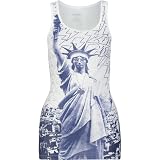 ZOO YORK - ZOO YORK Lady Liberty Womens Tank - White