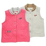 【アウトレット】Bobson ベスト (80～130cm) キムラタンの子供服 ピンク 80 ( 77412x77912-153 )