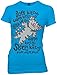 The Big Bang Theory Soft Kitty Song Juniors T-shirt, Turquoise, S