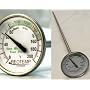 REOTEMP Backyard Compost Thermometer - 20" Stainless Steel Stem