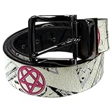 Him - Heartagram Reversible Leather Belt - Small