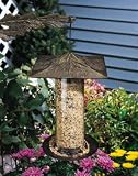 12 Pinecone Tube Feeder Verdigris