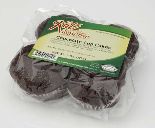 Katz Gluten Free Chocolate Cup Cakes (7 Oz.) Kosher.