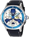 Stuhrling Original Men's 4AT.3325C16 'Alpine' Automatic Skeleton Bubble Watch