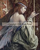 Unicorn Tapestry Brian Froud Ceramic Sensations Tile