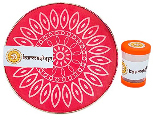 KARMASHYA 8" Amritsar Puja Pooja Mandana Rangoli Stencils Floor Art Plate Kolam Mugulu Onam