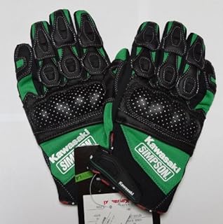 KAWASAKI 純正 SIMPSON シンプソン カワサキメッシュグローブ SP1 グリーン Lサイズ J8002-1714