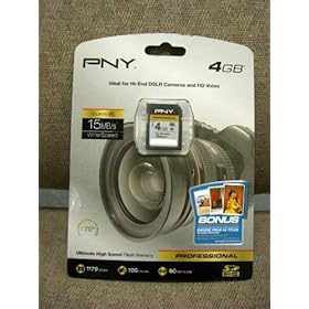 PNY 4GB Professional SDHC Memory Card