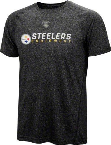Pittsburgh Steelers Youth Heathered Black Speedwick Performance T-Shirt