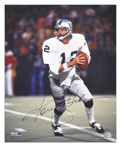 Ken Stabler Signed Photo - 16x20 Memories - Mounted Memories Certified - Autographed NFL Photos