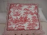 RED TOILE 24 X 24 SHAM