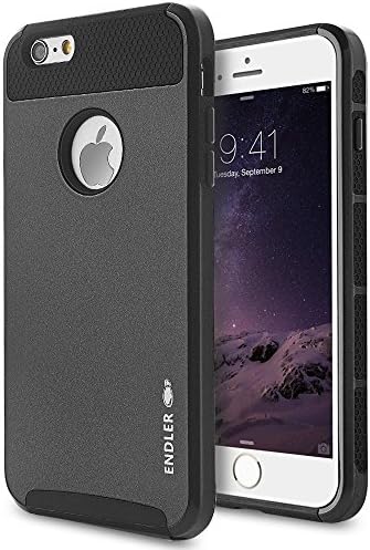 iPhone 6S Plus Case 2 in 1 , ENDLER 2 Piece [PC + TPU] Hybrid Cover [Shock Proof] case for Apple iPhone 6S Plus /iPhone 6 Plus 5.5 inch (Business Black)