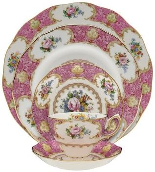 5 Piece Lady Carlyle Place Setting by Royal Albert