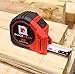25' Foot QUICKDRAW PRO Self Marking Tape Measure - 1st Measuring Tape with a Built in Pencil - Contractor Grade Steel Tape - 25 Foot Power Locking Tape Ruler