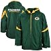 Green Bay Packer Jackets : Reebok Green Bay Packer Youth Green Flatline Full Zip Hoody Jacket