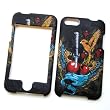 Apple iPod Touch 2nd & 3rd Generation Rubberized Snap-On Hard Case Image Protector "Love is Victory" Design