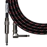 Spectraflex Original Series Right Angle Instrument Cable, 21 Foot, Red