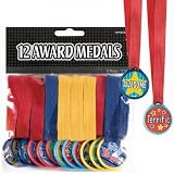 Assorted Award Medal Value Pack, 12ct