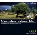 Schwarzes Lamm und grauer Falke