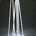AGPtek 50cm 240 LED 8 Tube Cool white Holiday Meteor Shower Rain Lights Waterproof String for Indoor Outdoor Gardens Homes party Weddings Decor Tree