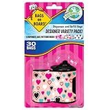 Bags on Board Dispenser, 30 Biodegradable Refill Bags