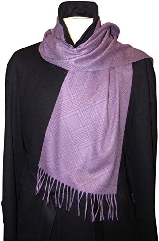 COLOMBO CASHMERE Laser Design Scarf by Colombo Cashmere -R1 -LILAC