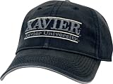 Xavier Intense Washed Team Color with Classic Bar Design Adjustable Twill Hat