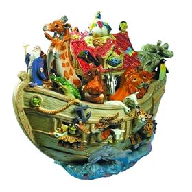 Fitz and Floyd Noah's Ark Cookie Jar by Fitz and Floyd