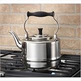 Paula Deen 54174 2 Qt. Tea Kettle in Polished Stainless Steel