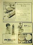 Advert Players H P Sauce Pebeco Purgen Old Print 1914
