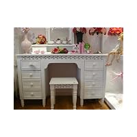 White painted dressing table