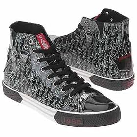 CHRISTIAN AUDIGIER Ed Hardy The Show Mens Shoes High Top Sneakers Black