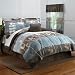 Brylane Home Comforter Set (BLUE GREY,FULL)