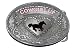 W83 Cowgirl Up horse Belt Buckle Western Cowboy Rodeo