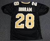 Mark Ingram Autographed/Hand Signed New Orleans Saints Black Jersey PSA/DNA RookieGraph