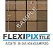 FLEXIPIXTILE, Sample, Aluminum Mosaic Tile, Peel & Stick, Kitchen Backsplash, Accent Wall, Agate
