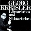Literarisches und Nichtarisches